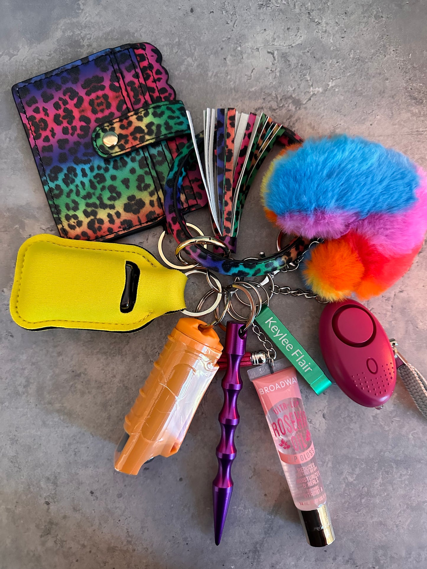 Rainbow Cheetah wallet