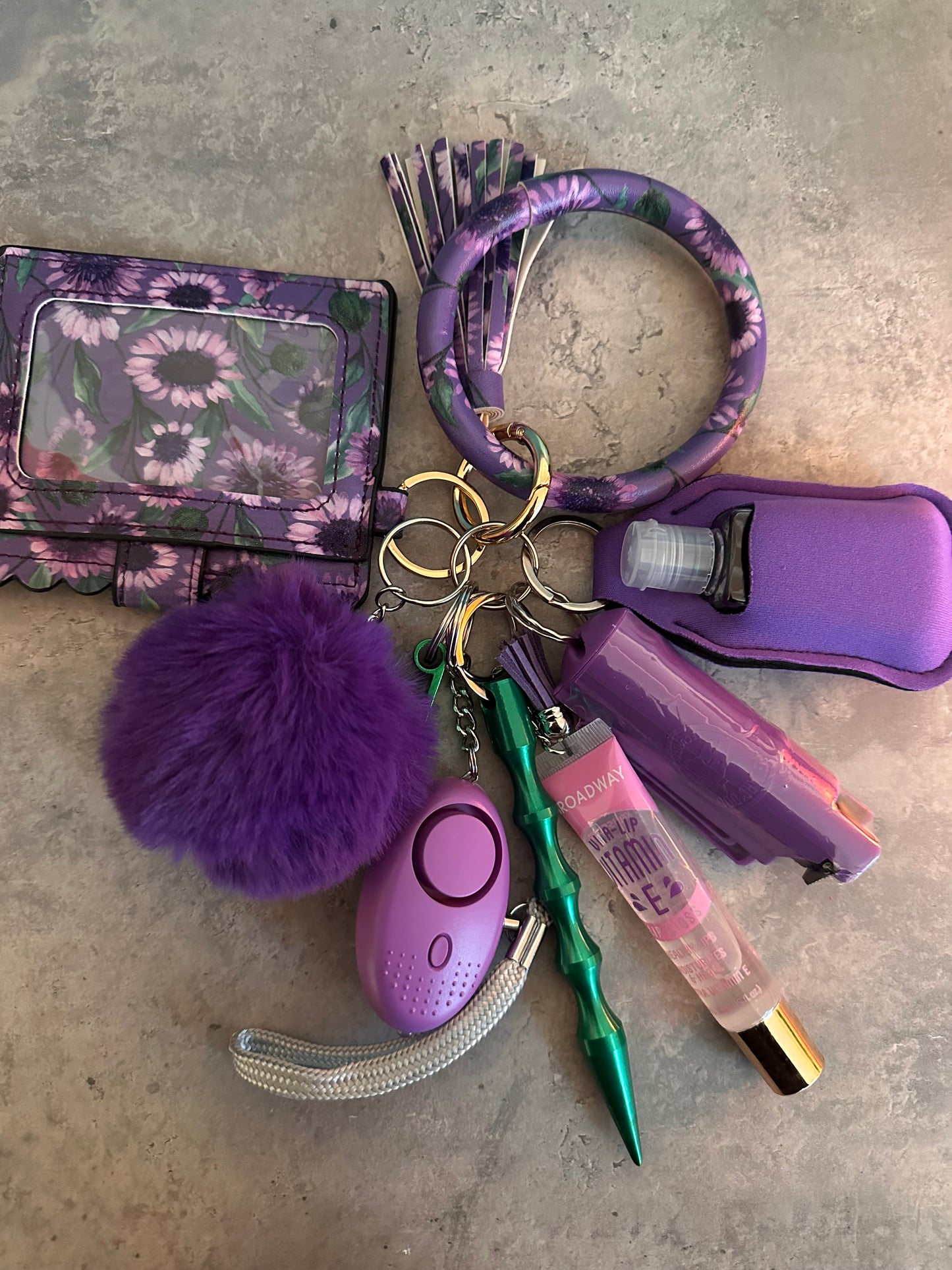 Purple Flower Wallet