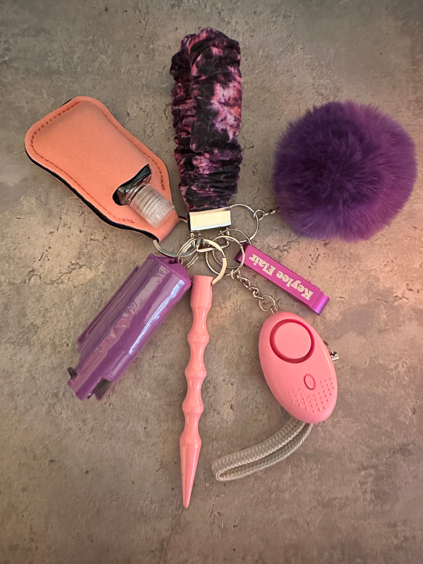 Purple Sun Scrunchie