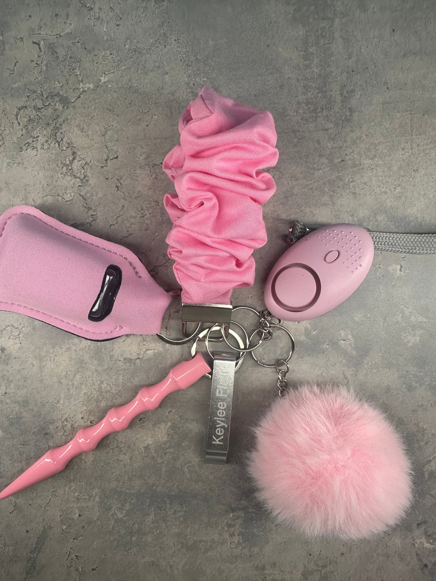 Light pink scrunchie