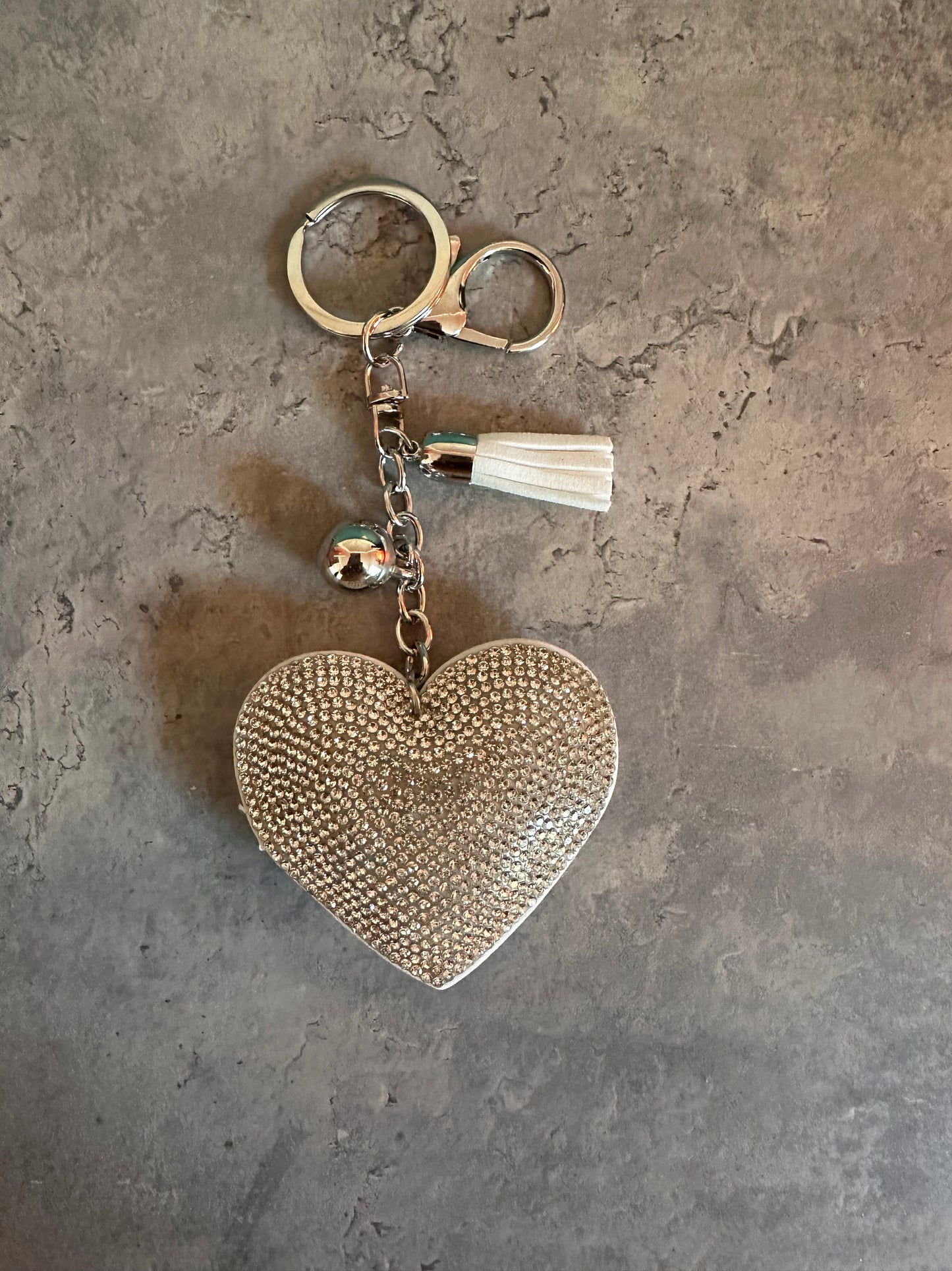 Bling Heart keychain