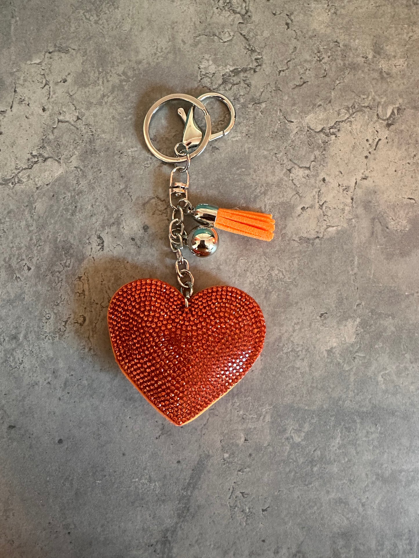 Bling Heart keychain