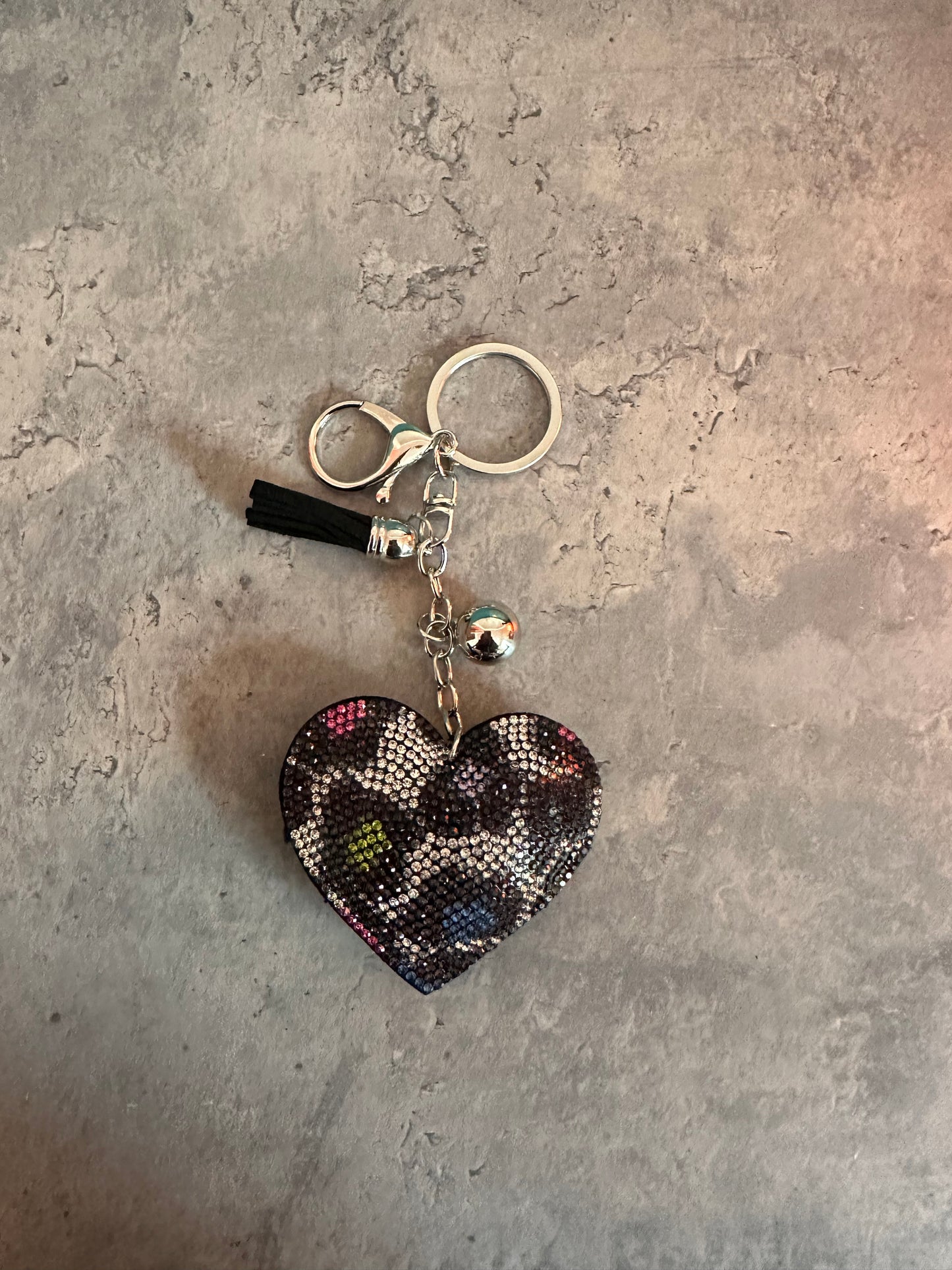 Bling Heart keychain