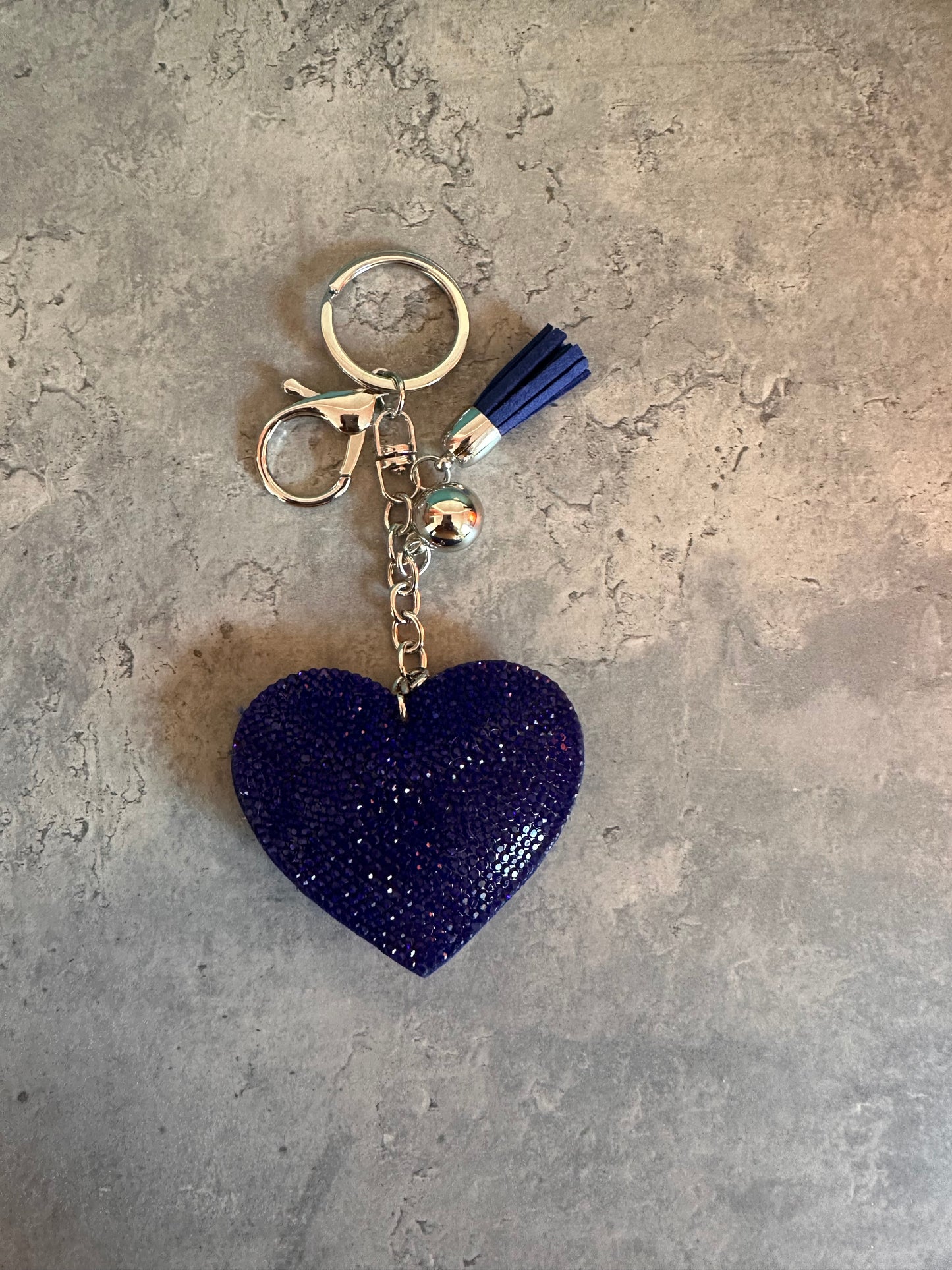 Bling Heart keychain