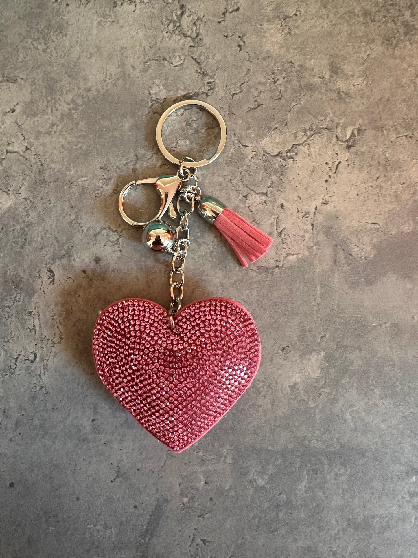 Bling Heart keychain