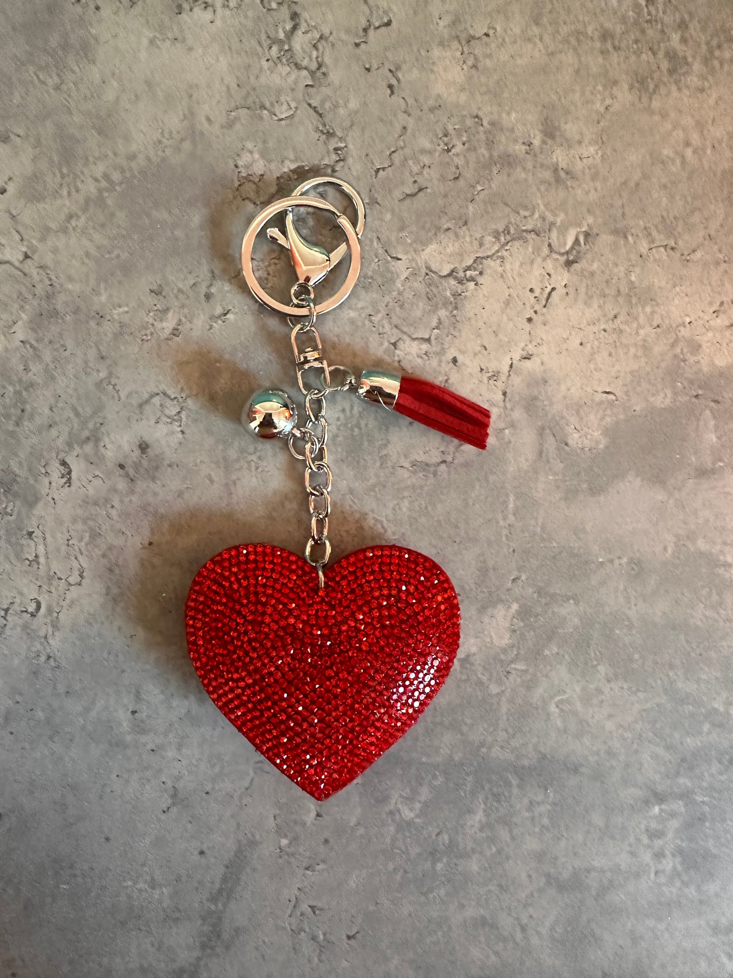 Bling Heart keychain