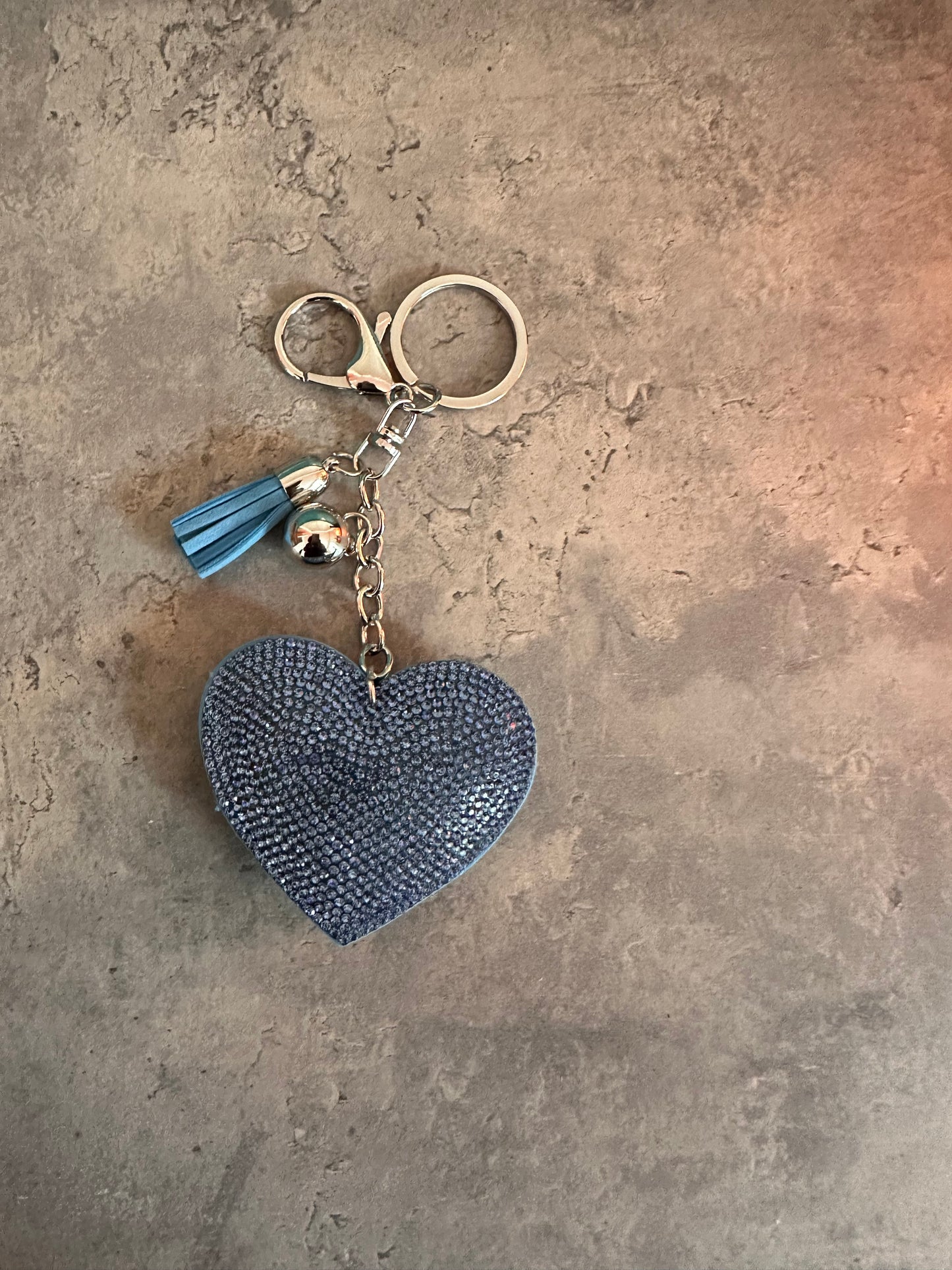 Bling Heart keychain