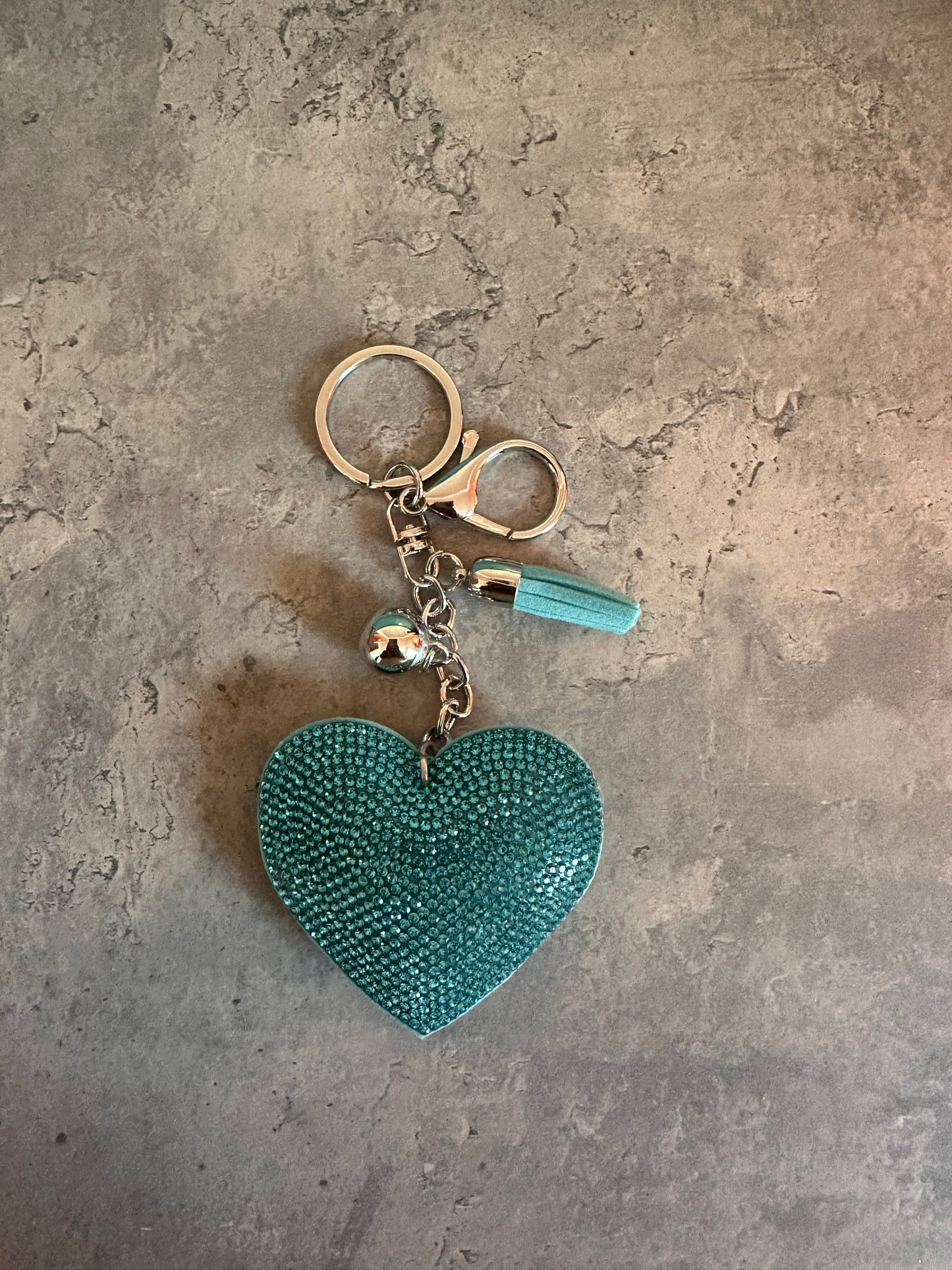 Bling Heart keychain