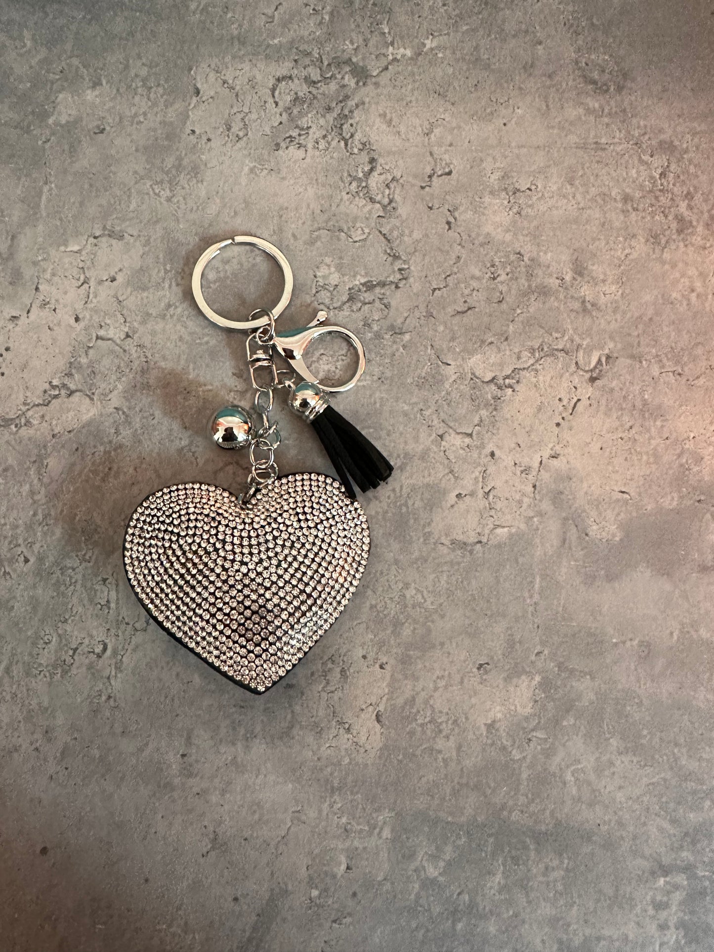 Bling Heart keychain