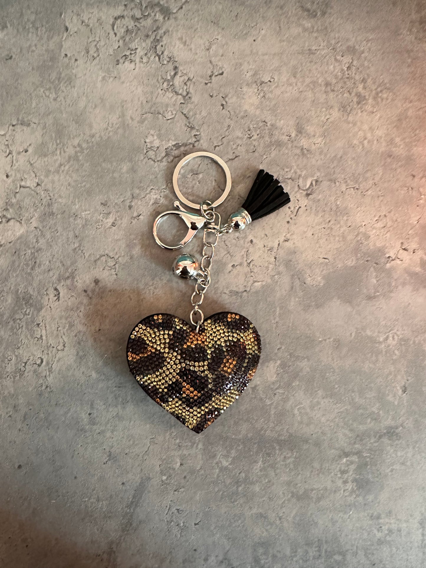 Bling Heart keychain