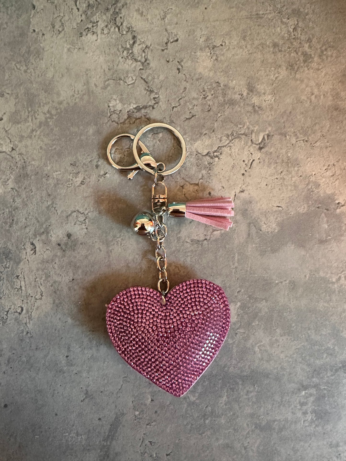 Bling Heart keychain